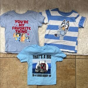 Bluey x Camp, Bluey and Cinch shirts